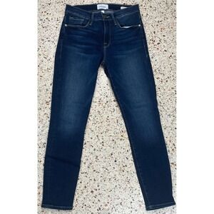Frame Le Skinny De Jeanne Crop Women's 5 Pocket Straight Leg Denim Jeans Size 28